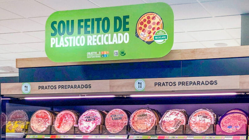 Mercadona poupa 1.600 toneladas de plástico virgem nas embalagens de pizza