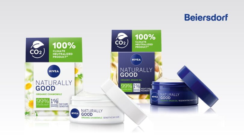 A marca Nívea, pertencente à Beiersdorf, está a lançar, em cerca de 30 países, uma nova gama de produtos com neutralidade climática.