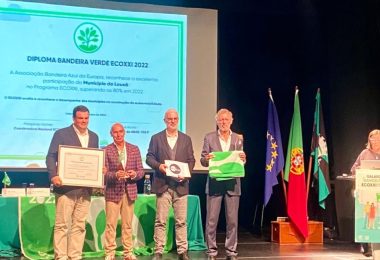 Lousã recebe o diploma Bandeira Verde ECOXXI 2022
