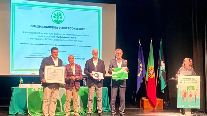 Lousã recebe o diploma Bandeira Verde ECOXXI 2022