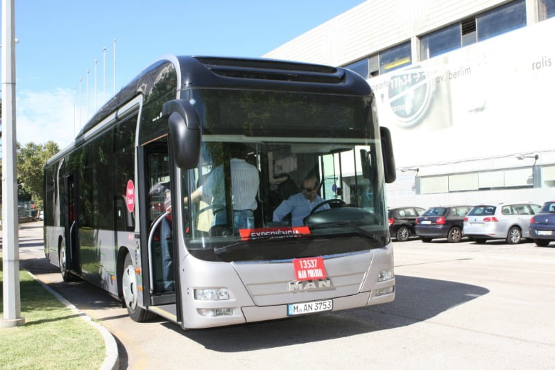 Autocarro MAN carris teste Logística Transportes Hoje