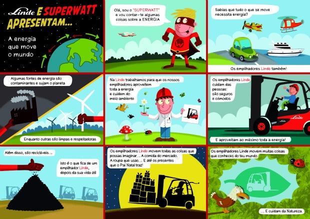 Linde Material Handling promove concurso de desenho para os filhos dos seus colaboradores