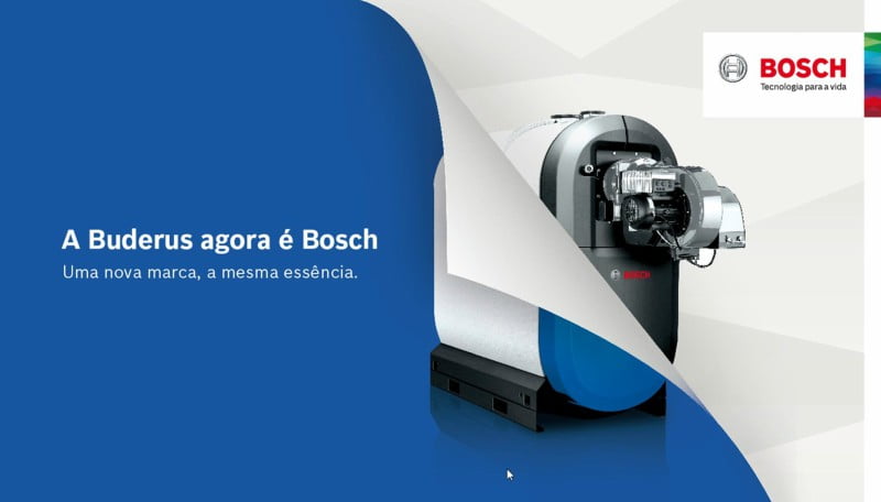 Buderus passa a operar sob a marca Bosch