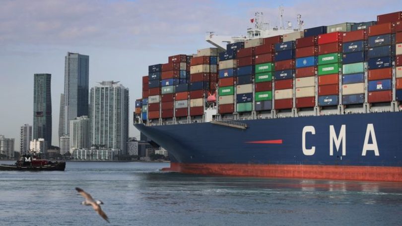 CMA CGM oferece incentivo para acelerar o fluxo de contentores