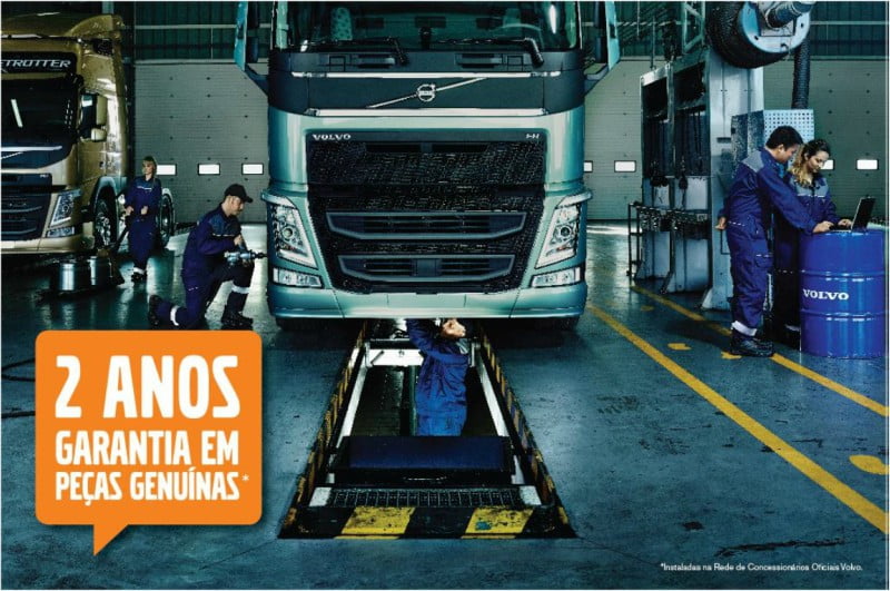 Camiões e autocarros Volvo vão ter garantia de dois anos em peças genuínas