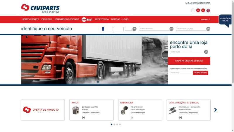 Civiparts lança novo site "mais funcional"