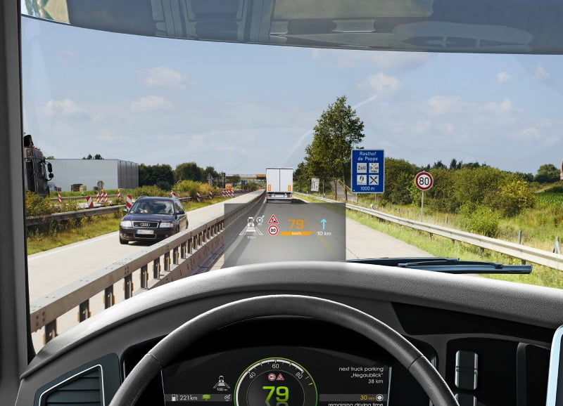 Continental HUD display Mazda Logística e Transportes Hoje