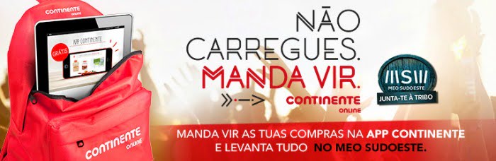 Continente Online MEO Sudoeste Distribuição Hoje