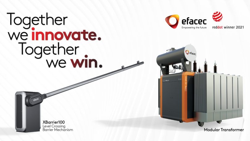 A Efacec foi distinguida com dois prémios na categoria Product Design 2021 do Red Dot Design Award, a competição de design.