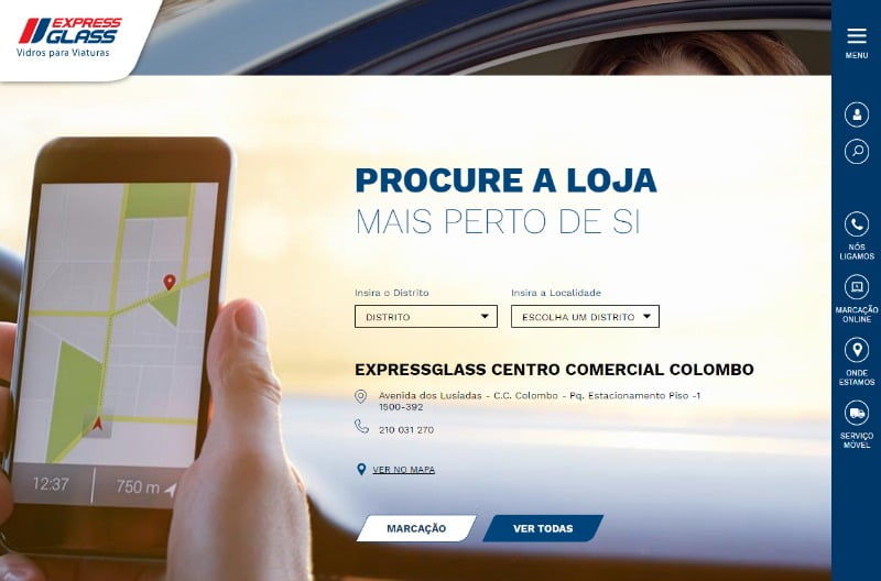ExpressGlass lança plataforma para agendamento de serviços