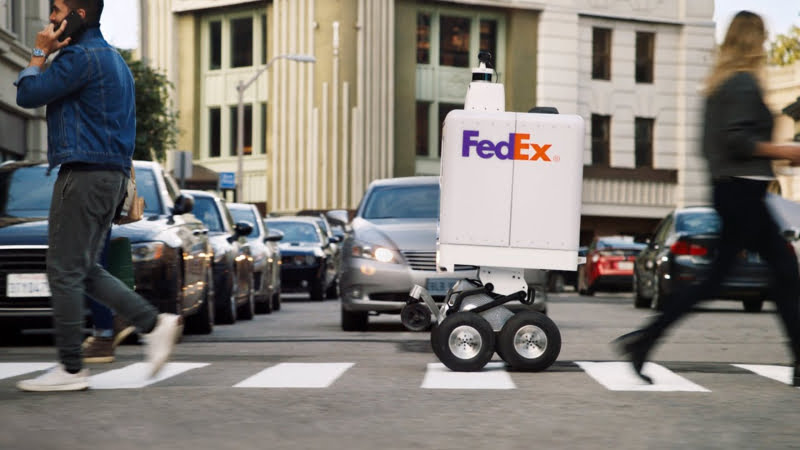 FedEx testa robot para entregas rápidas