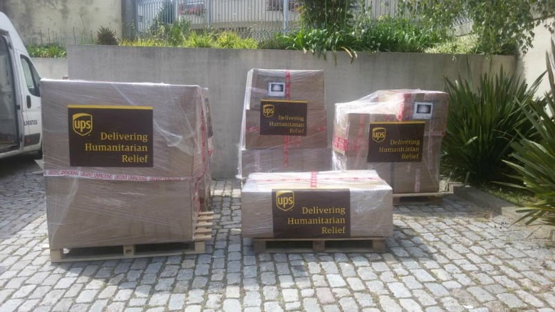 Fundação UPS donativos para refugiados Logística e Transportes Hoje