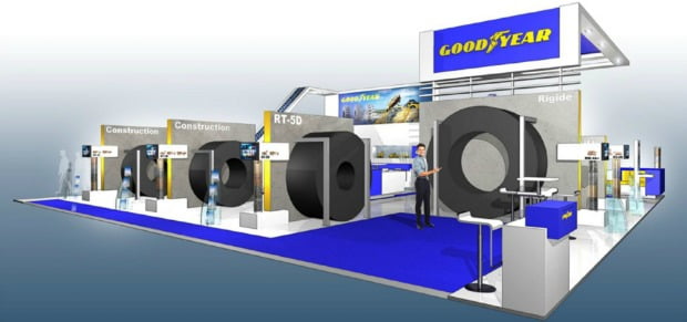 Goodyear marca presença na Intermat 2015
