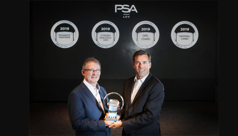 Nova geração de comerciais ligeiros do Grupo PSA vence 'Furgão do Ano'