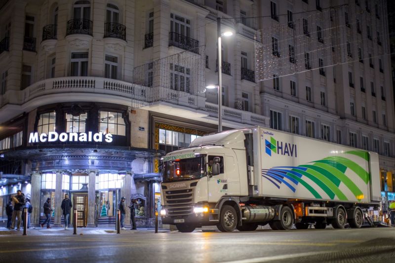 HAVI e a Scania minimizam pegada ambiental da McDonald's em Espanha