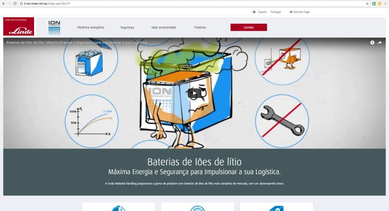 Linde Material Handling baterias iões de lítio Logística e Transportes Hoje