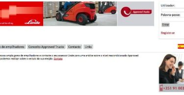 Linde Material Handling lança site que reúne oferta de empilhadores