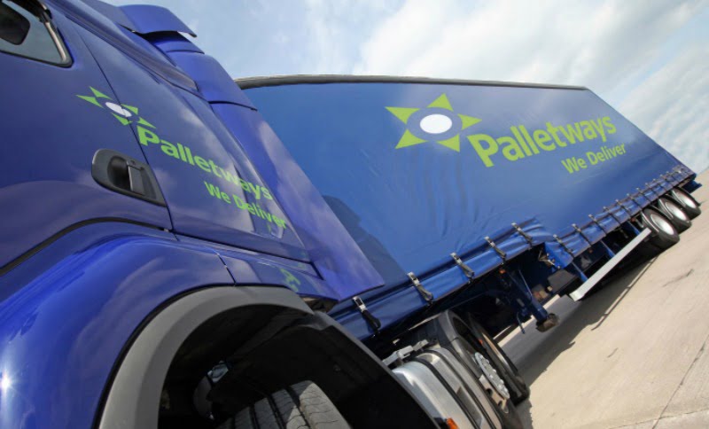 Palletways camião destaque