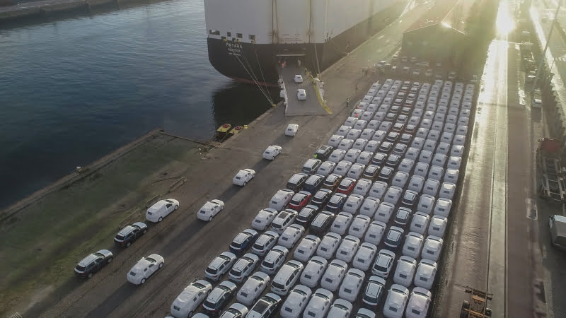 Portos do Continente movimentam 77,8 milhões de toneladas de carga