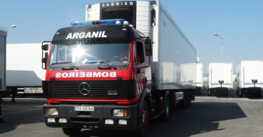 Reta doa semirreboques aos Bombeiros Voluntários de Arganil