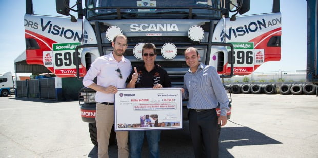 Scania Ibérica apoia projeto Na Rota Solidária com 10 mil euros