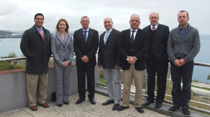 Secretaria Embaixada EUA porto de Sines