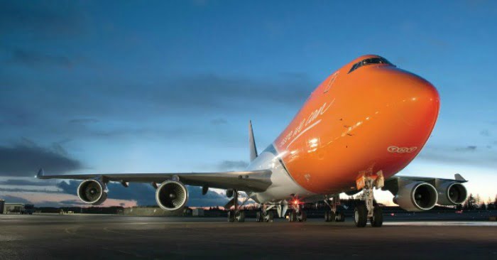 TNT operações aéreas