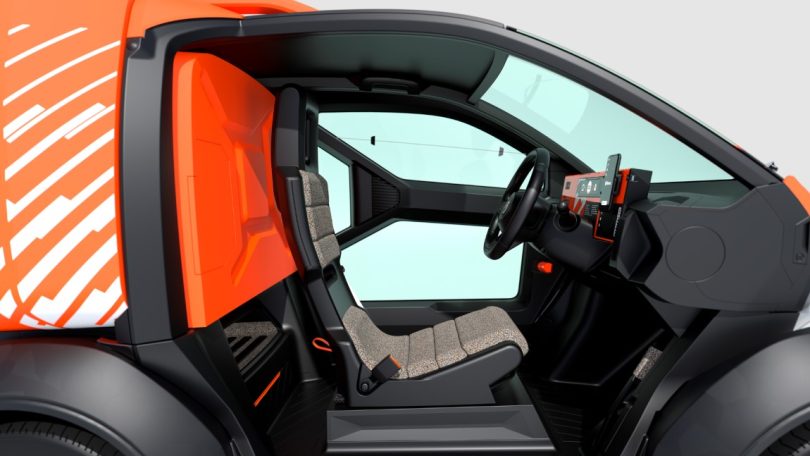 Mobilize 100% elétricos do Grupo Renault usam cortiça Amorim no seu interior