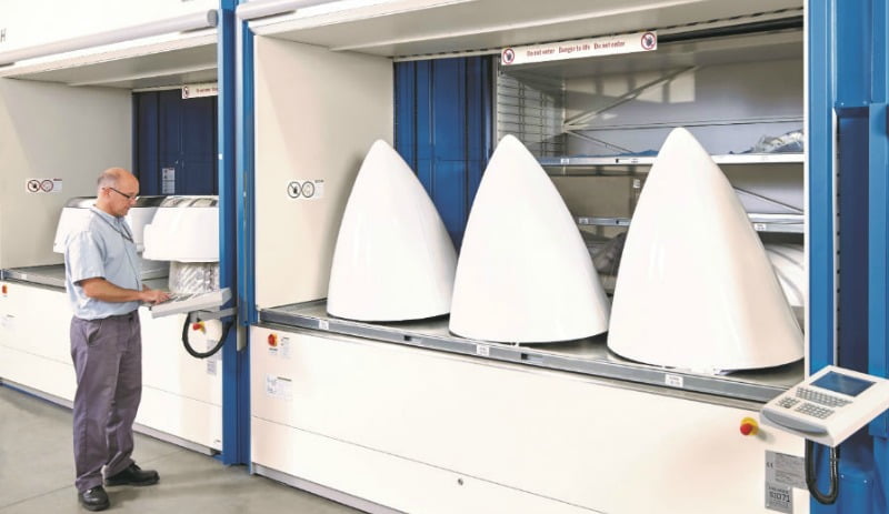 armazém automático vertical VRC Logística e Transportes Hoje