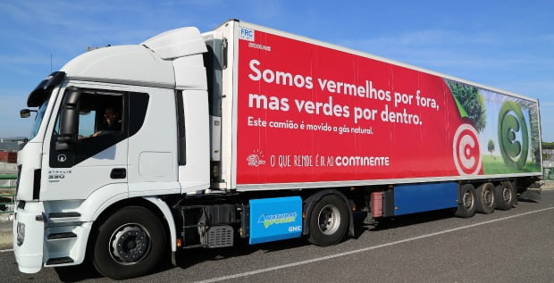 Sonae MC integra camiões a gás natural na sua frota
