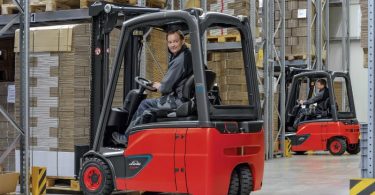 empilhador com bateria de iões de lítio