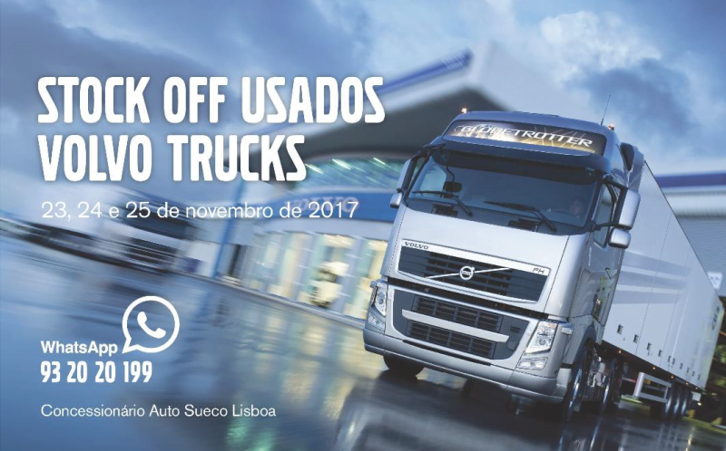 Auto Sueco organiza exposição de camiões usados