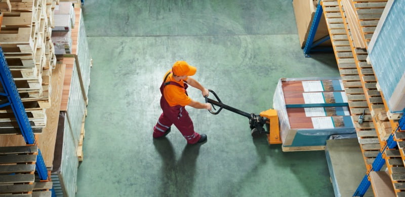 logística empilhador