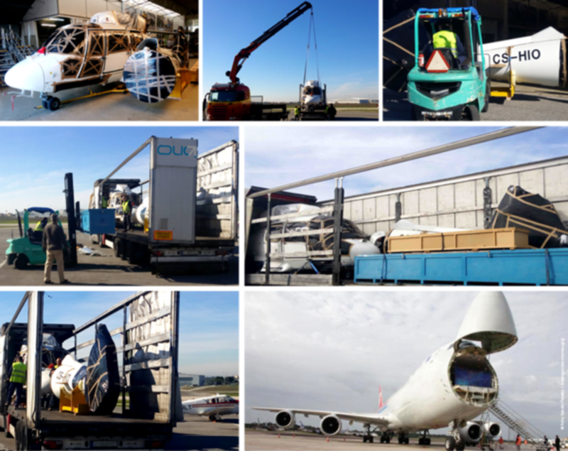 Olicargo transporta dois helicópteros de Portugal para a Colômbia