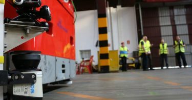 robot empilhador Coca Cola Iberian Partners