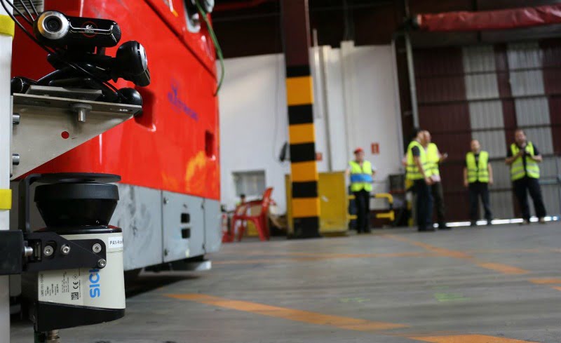 robot empilhador Coca Cola Iberian Partners