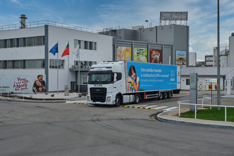 Nestlé Portugal aposta em projeto-piloto para combustível renovável em camiões de logística 